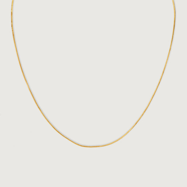 Shining Strand 22 Kt Gold Chain,,hi-res image number null