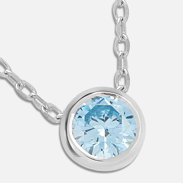 Breezy Blue Silver Necklace,,hi-res image number null