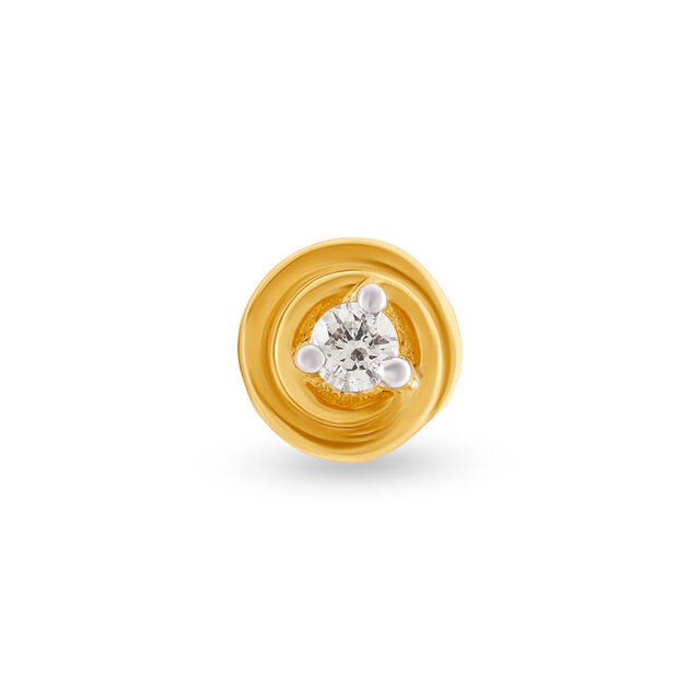 Classy Diamond Nose Pin,,hi-res view 1