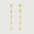 Pretty Cosmic Splendour 18KT Modular Planet Drop Earrings,,hi-res view 4