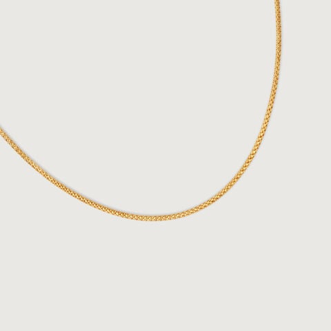 Spiral Rope 22KT Gold Chain