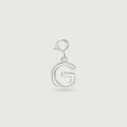 Classic Initial G Silver Charm,,hi-res view 3