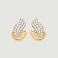 Luminous Flowing Diamond Stud Earrings,,hi-res view 3