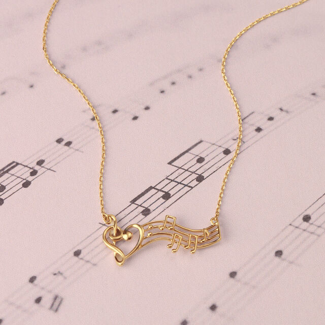 Melodic Treasures 14KT Gold Necklace,,hi-res image number null