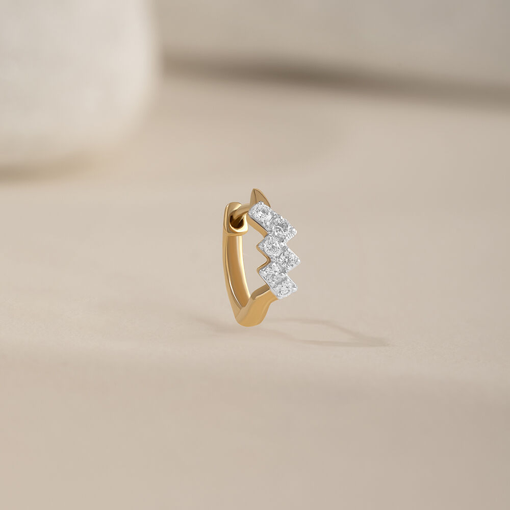 Diamond nose ring in tanishq best sale