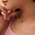 Hearts Symphony 14kt Pure Gold Pendant with Chain,,hi-res view 2