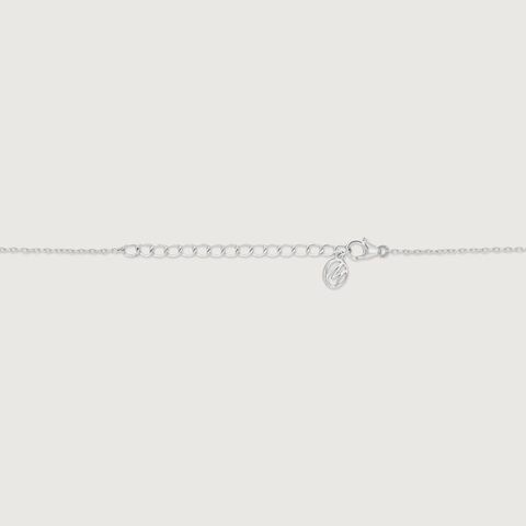Refined Curve Silver Necklace