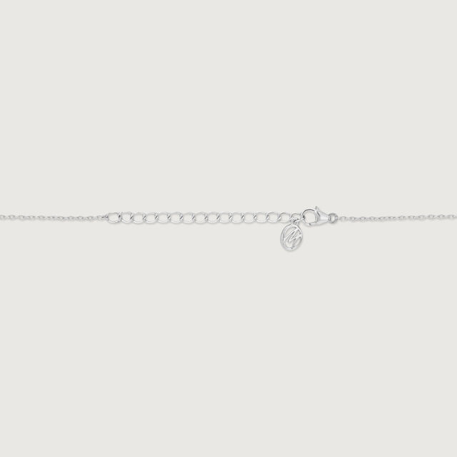 Refined Curve Silver Necklace,,hi-res image number null