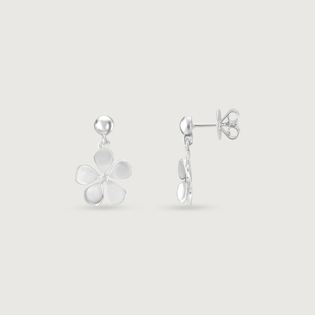 Minimal Grace Silver Drop Earrings,,hi-res image number null