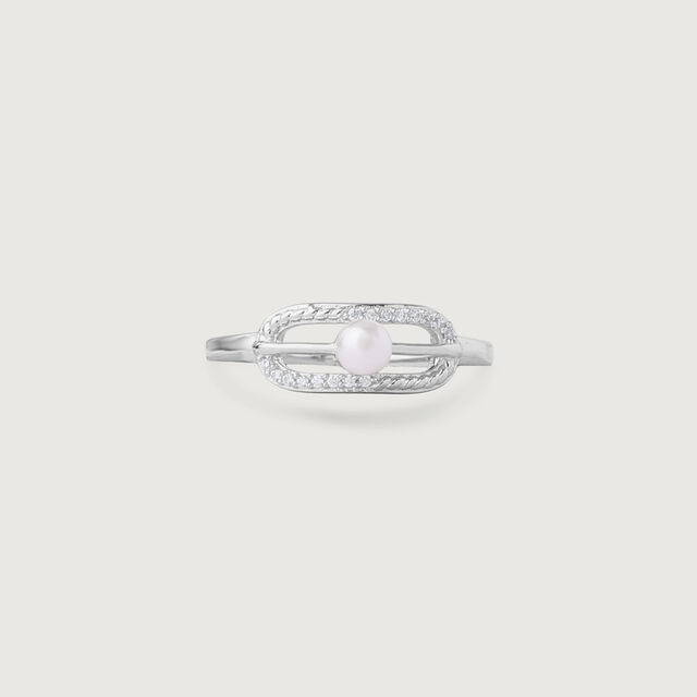 Halo Loop Silver Ring,,hi-res image number null