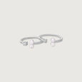 Dainty Twirl Silver Toe Ring,,hi-res view 3