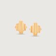 Ripple Edge Gold Stud Earrings,,hi-res view 3