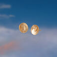 Harmonious Radiant Gold Stud Earrings,,hi-res view 1