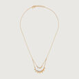 Twilight Crescent 14KT Double Layered Necklace,,hi-res view 3