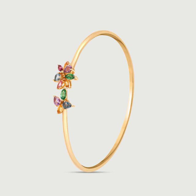 Bubbly Bloom Gemstone Bangle,,hi-res image number null