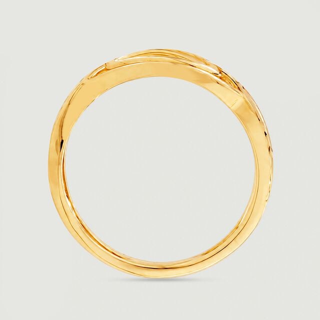 Sculpted Current Gold Ring,,hi-res image number null