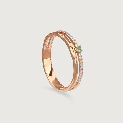 Lime Glint Diamond Ring