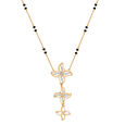 14 KT Entrancing Diamond Mangalsutra,,hi-res view 1