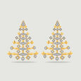 Dramatic Tiered Diamond Drop Earrings,,hi-res view 3