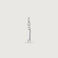 Bold Initial R Silver Charm,,hi-res view 4