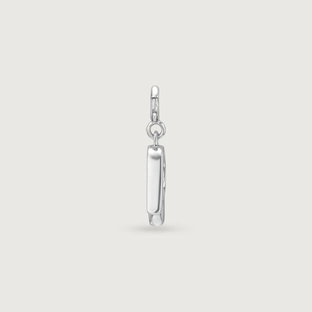 Bold Initial R Silver Charm,,hi-res image number null