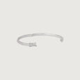 Edgy Angular Silver Bangle,,hi-res view 5