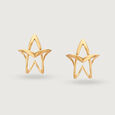 Galactic  Allure 14KT Hoop Earrings,,hi-res view 2