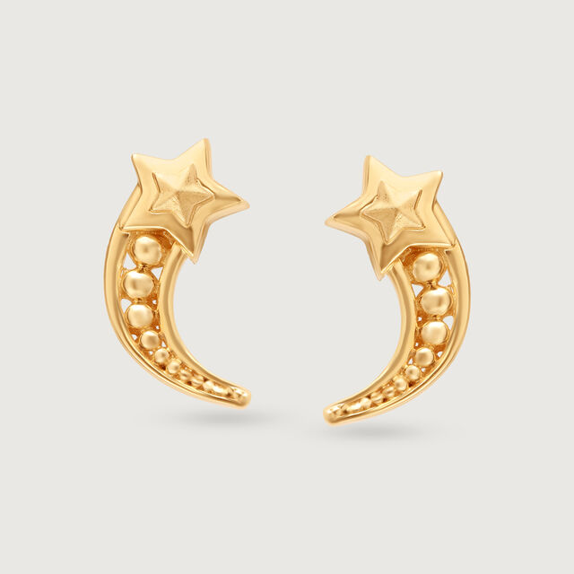 Meteorite Mirage 14KT Stud Earrings,,hi-res image number null
