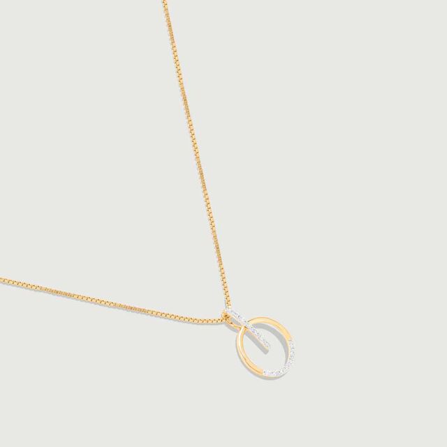 Glitzy Loop Diamond Pendant,,hi-res image number null