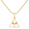 14KT Yellow Gold Aries Pendant,,hi-res view 2