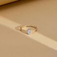 Twisted Halo Diamond Ring,,hi-res view 1