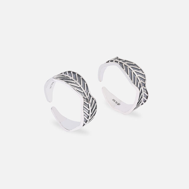 Rustic Groove Silver Toe Rings,,hi-res image number null