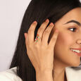 Gemstone Symphony 14KT Navaratna Finger Ring,,hi-res view 2