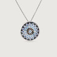 Mosaic Shine Silver Pendant,,hi-res view 3
