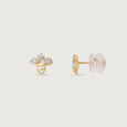 Sleek Buzz Diamond Stud Earrings,,hi-res view 4