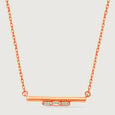 Trilogy Sparkle 18Kt Pendant with Chain,,hi-res view 2