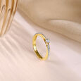 Classic Grace Gold & Diamond Finger Ring,,hi-res view 1