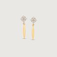 Elegant Dazzle Diamond Drop Earrings,,hi-res view 3