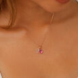 Charming 14kt Libra Birthstone Gold Pendant,,hi-res view 2