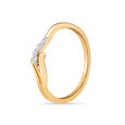 14KT Yellow Gold Glinting Twigs Diamond Ring,,hi-res view 1