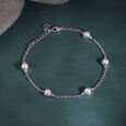 Bubble Glow Silver Bracelet,,hi-res view 1