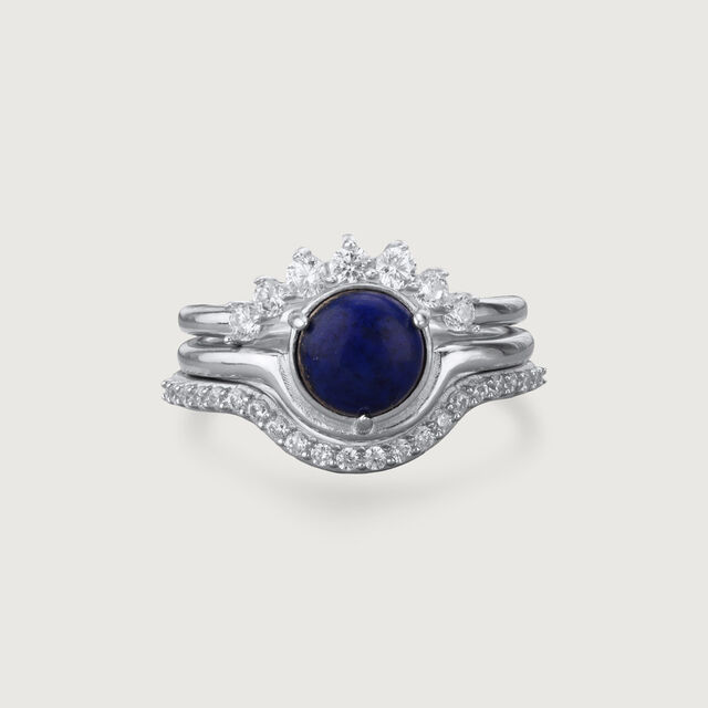 Twilight Glam Silver Ring,,hi-res image number null