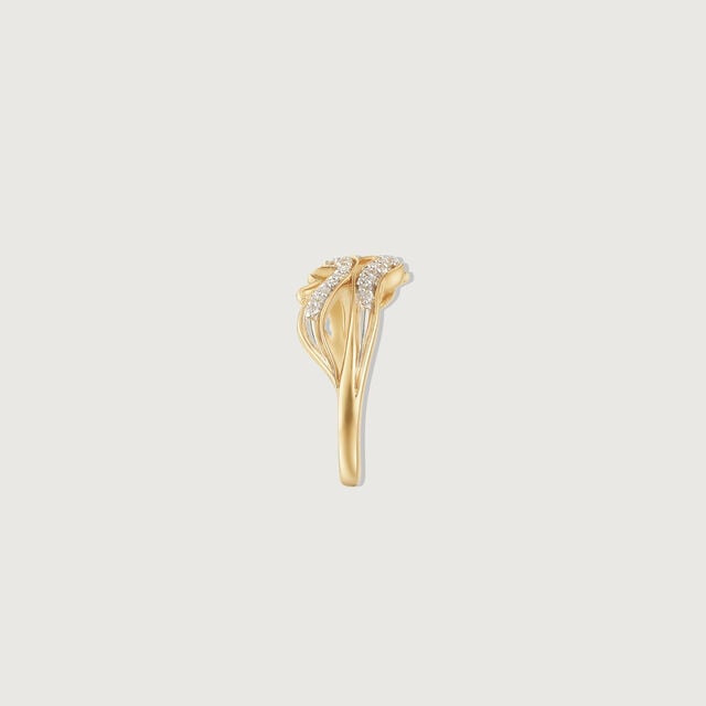 Sculpted Wave Diamond Ring,,hi-res image number null