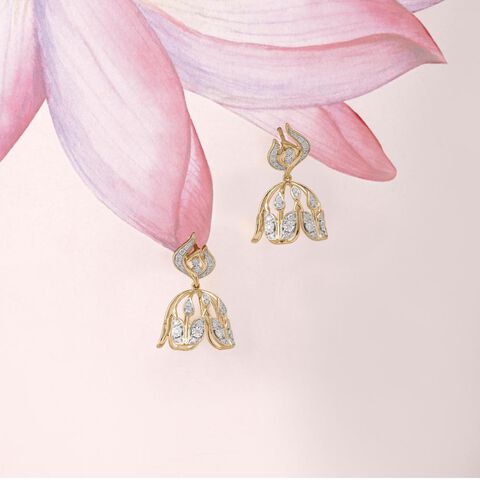 Sassy Glow Diamond Jhumka