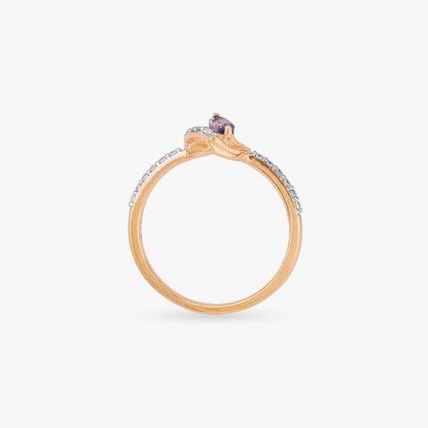 Midnight Orbit Diamond Ring