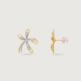 Enchanted Bloom Diamond Stud Earrings,,hi-res view 4