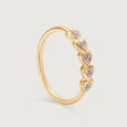 Radiant Love 14KT Gold & Diamond Finger Ring,,hi-res view 4