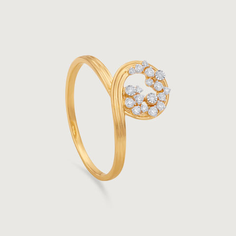 Sun Halo Diamond Ring