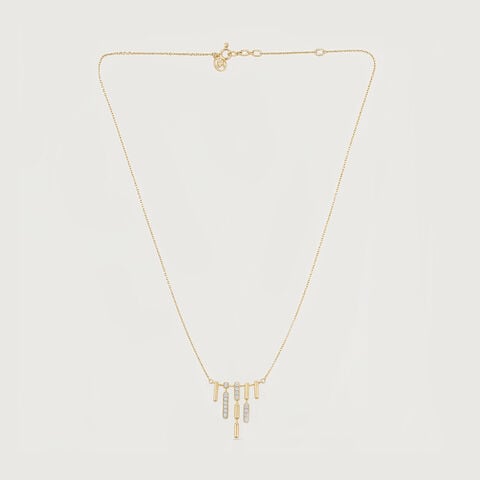 Linear Harmony Diamond Necklace