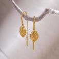 Chic Weave Gold Sui Dhaga Earrings,,hi-res view 1